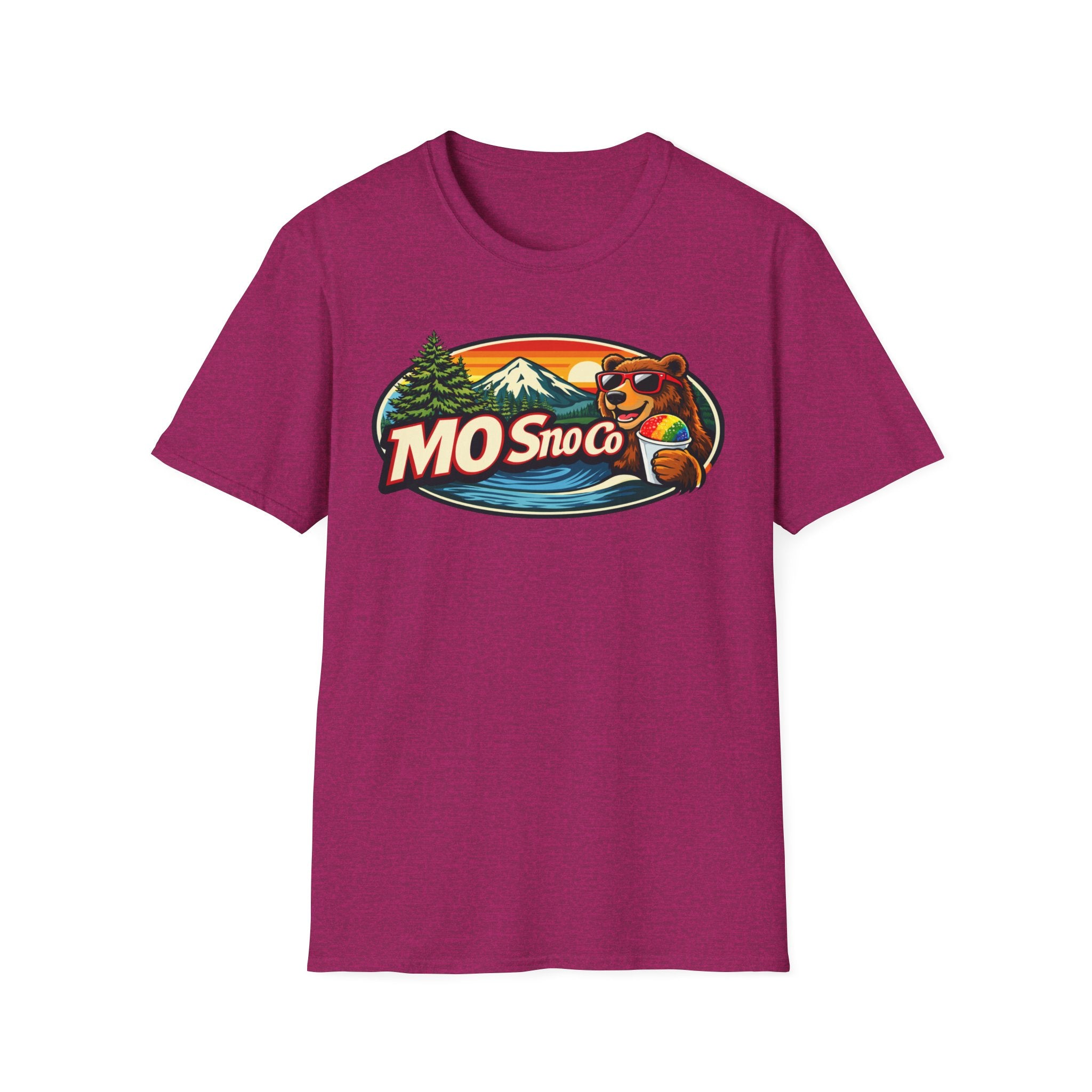 Snow Cone Bear Logo Adult T-shirt