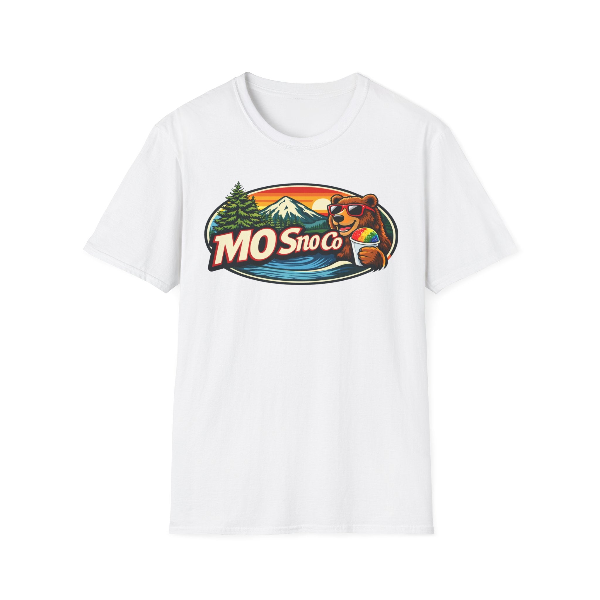 Snow Cone Bear Logo Adult T-shirt