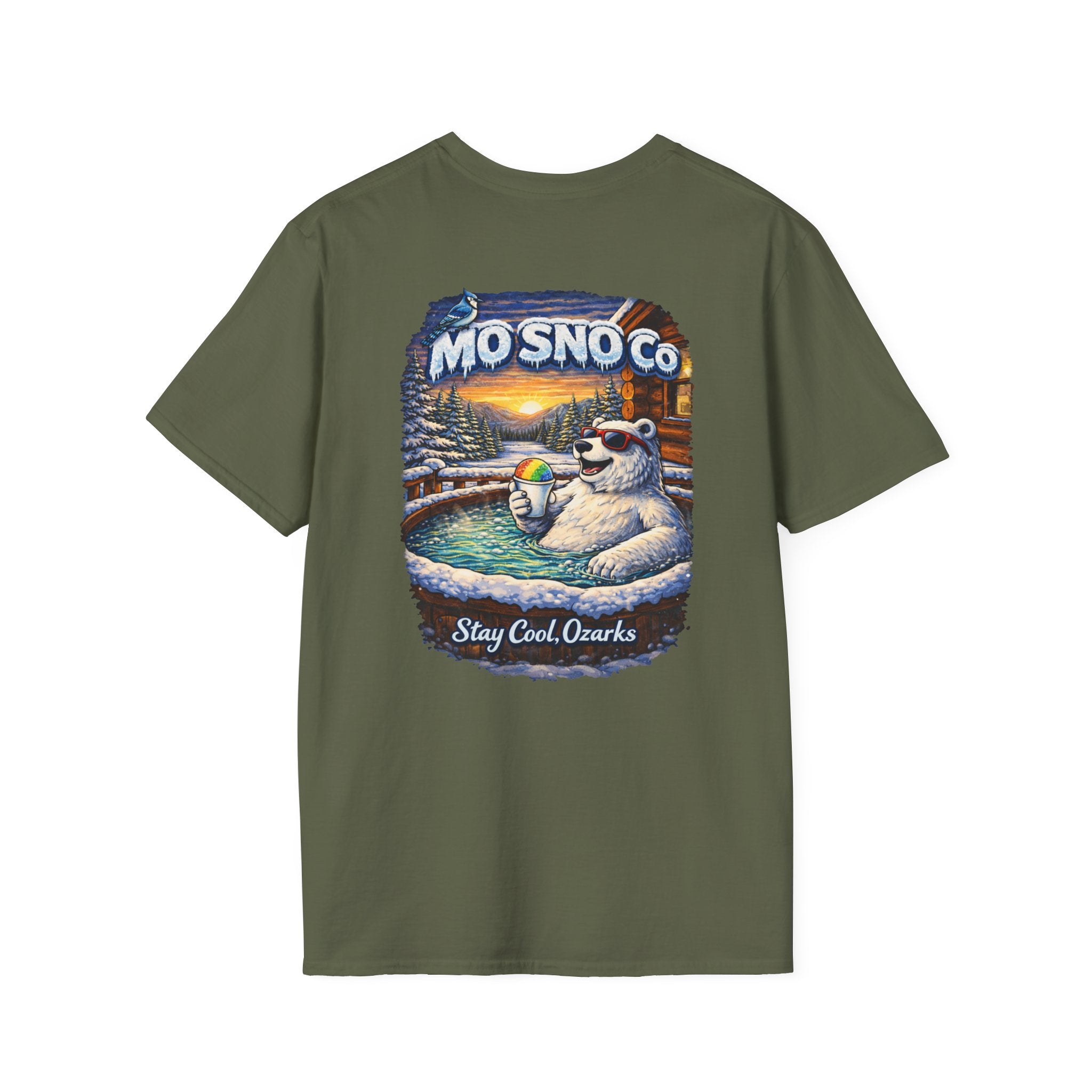 Relaxing Bear- Adult T-shirt