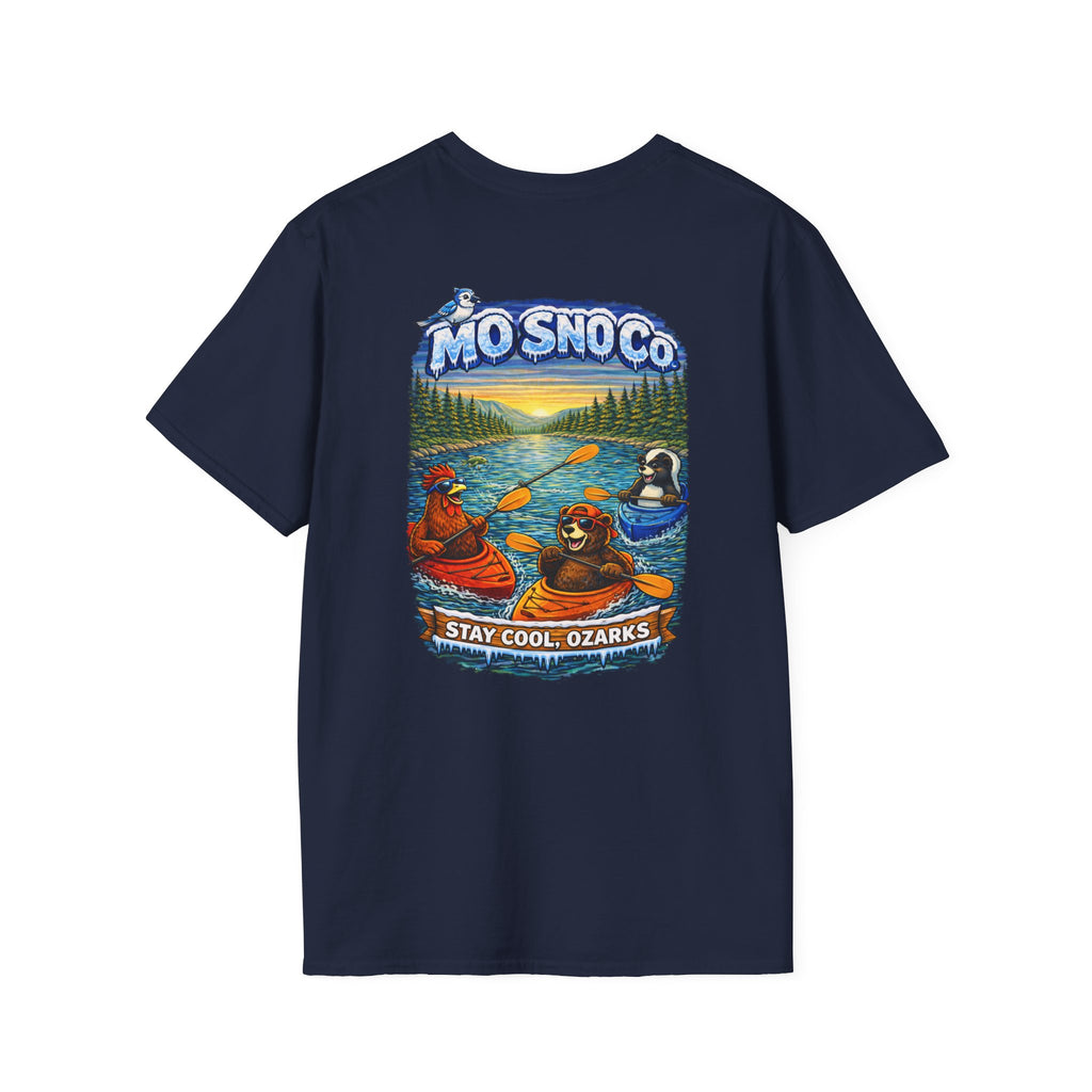 River Kayaking Adult T-shirt