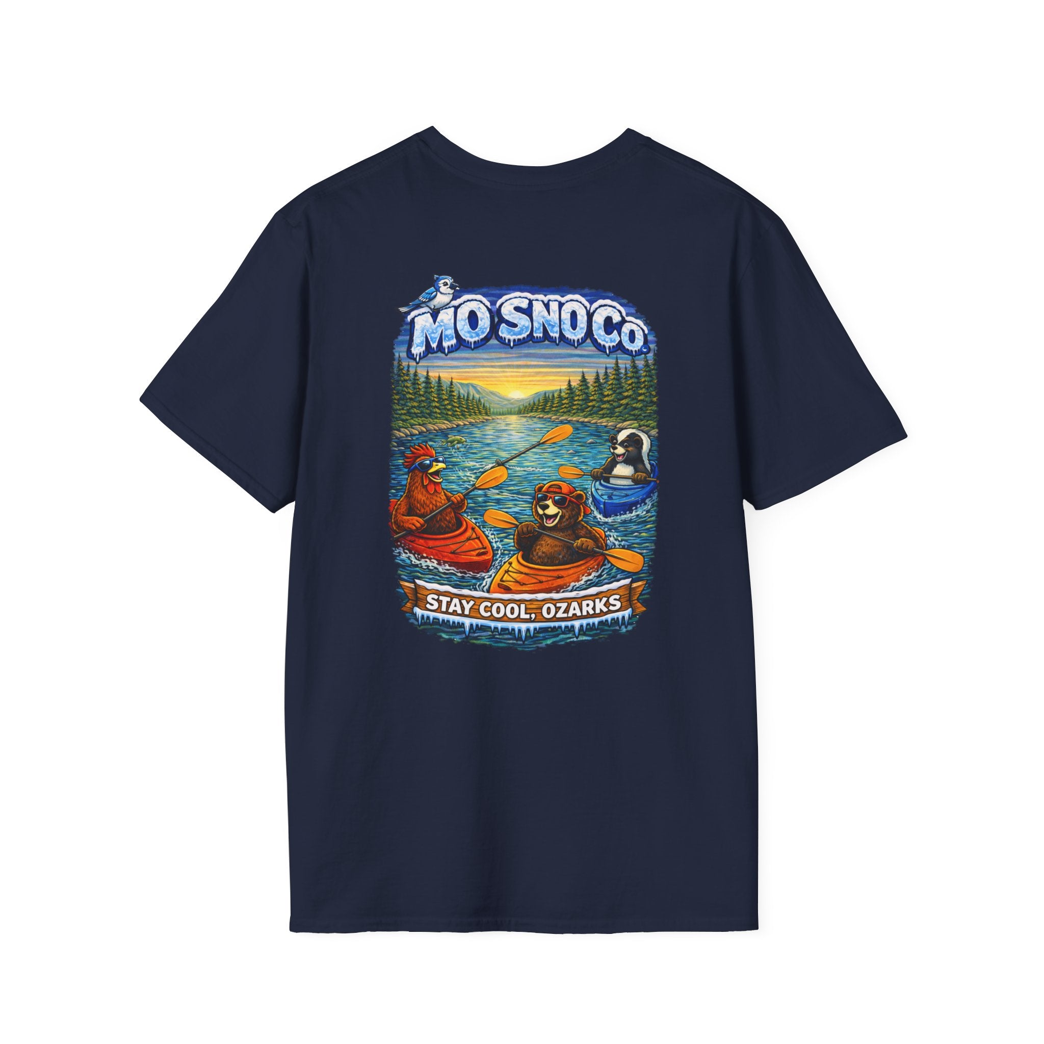 River Kayaking Adult T-shirt