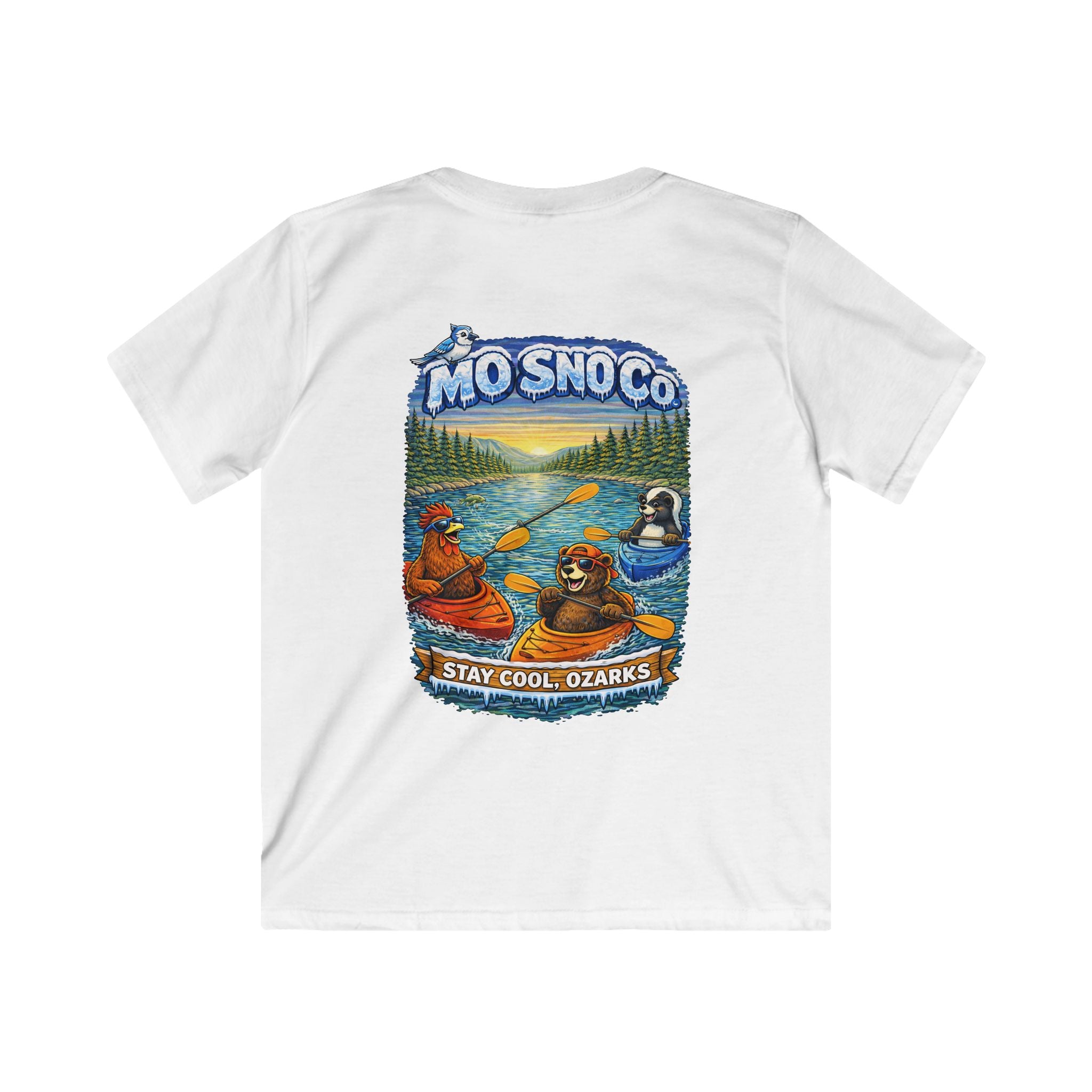 River Kayaking Kid's T-shirt