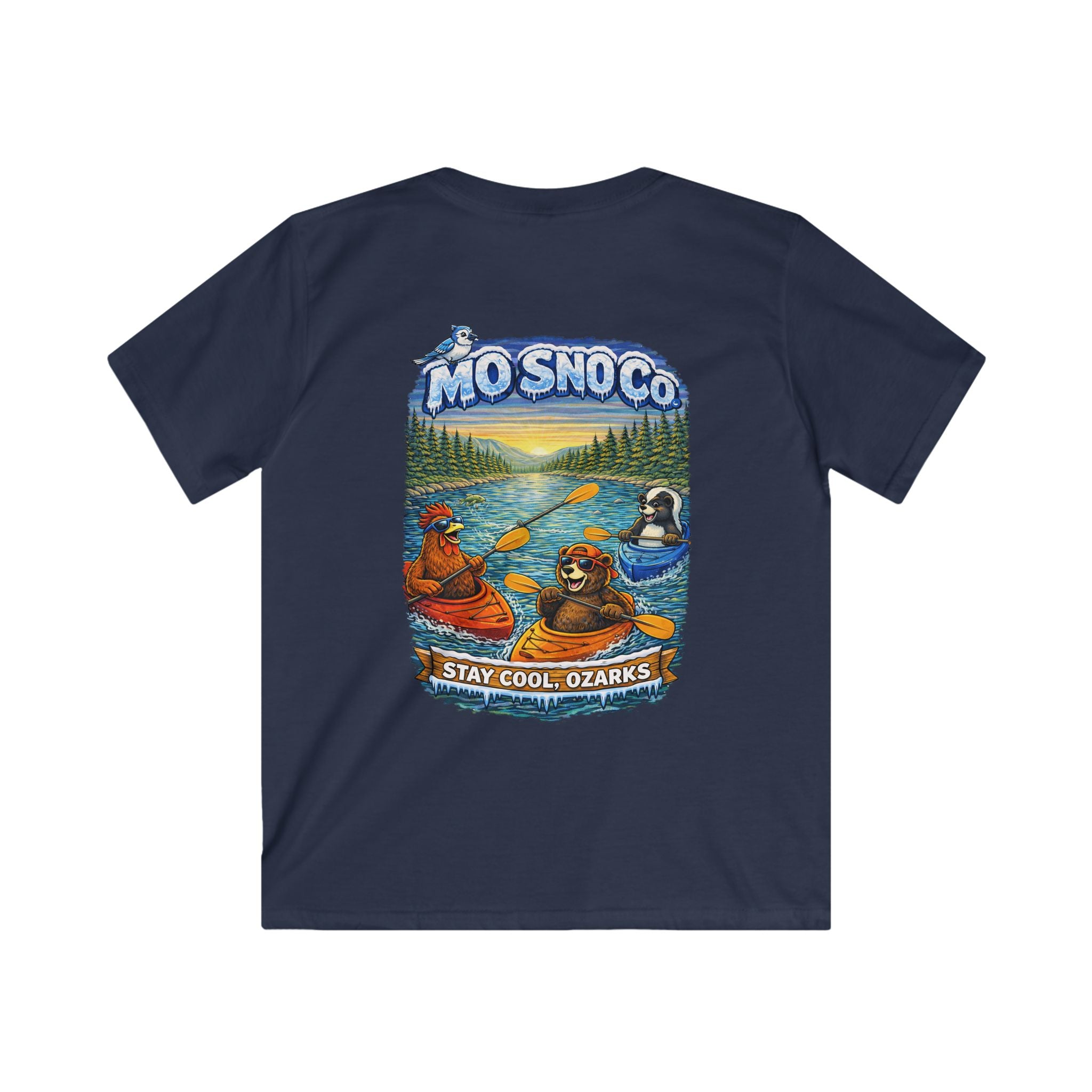 River Kayaking Kid's T-shirt