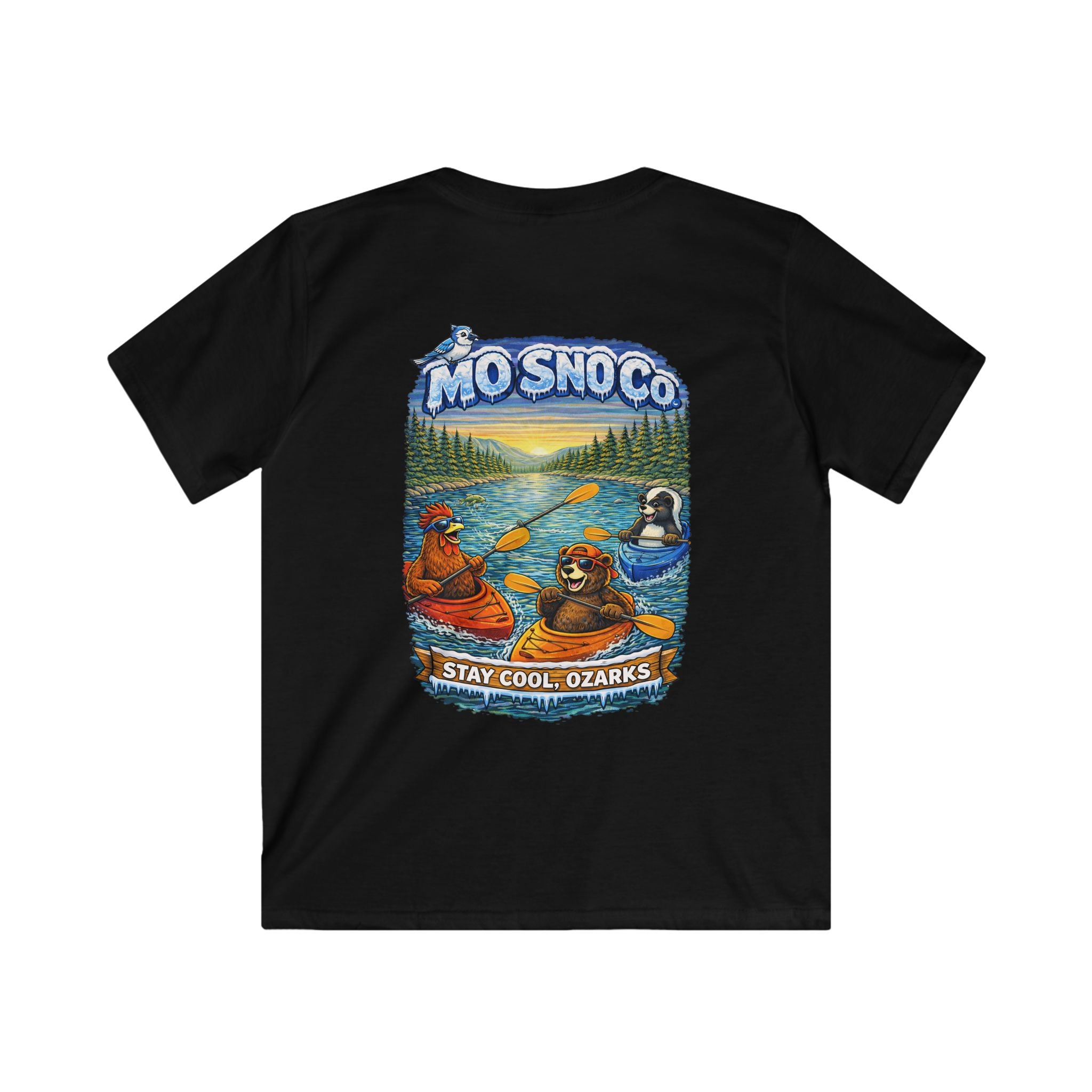 River Kayaking Kid's T-shirt