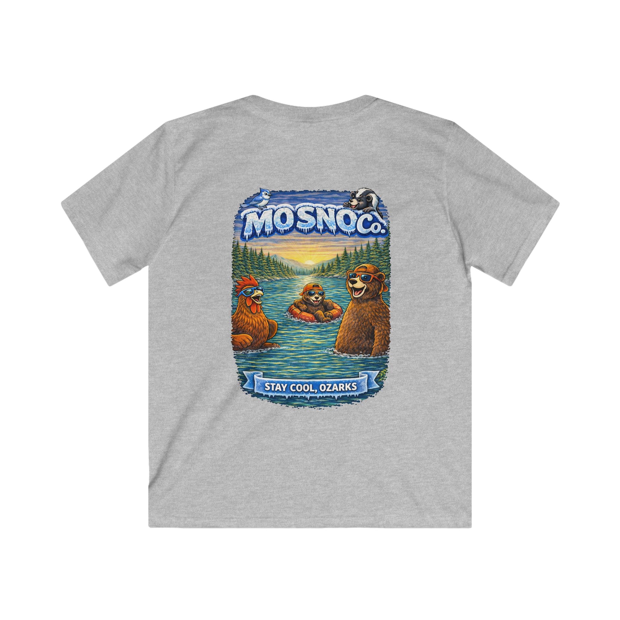 River Tubing Kids T-shirt