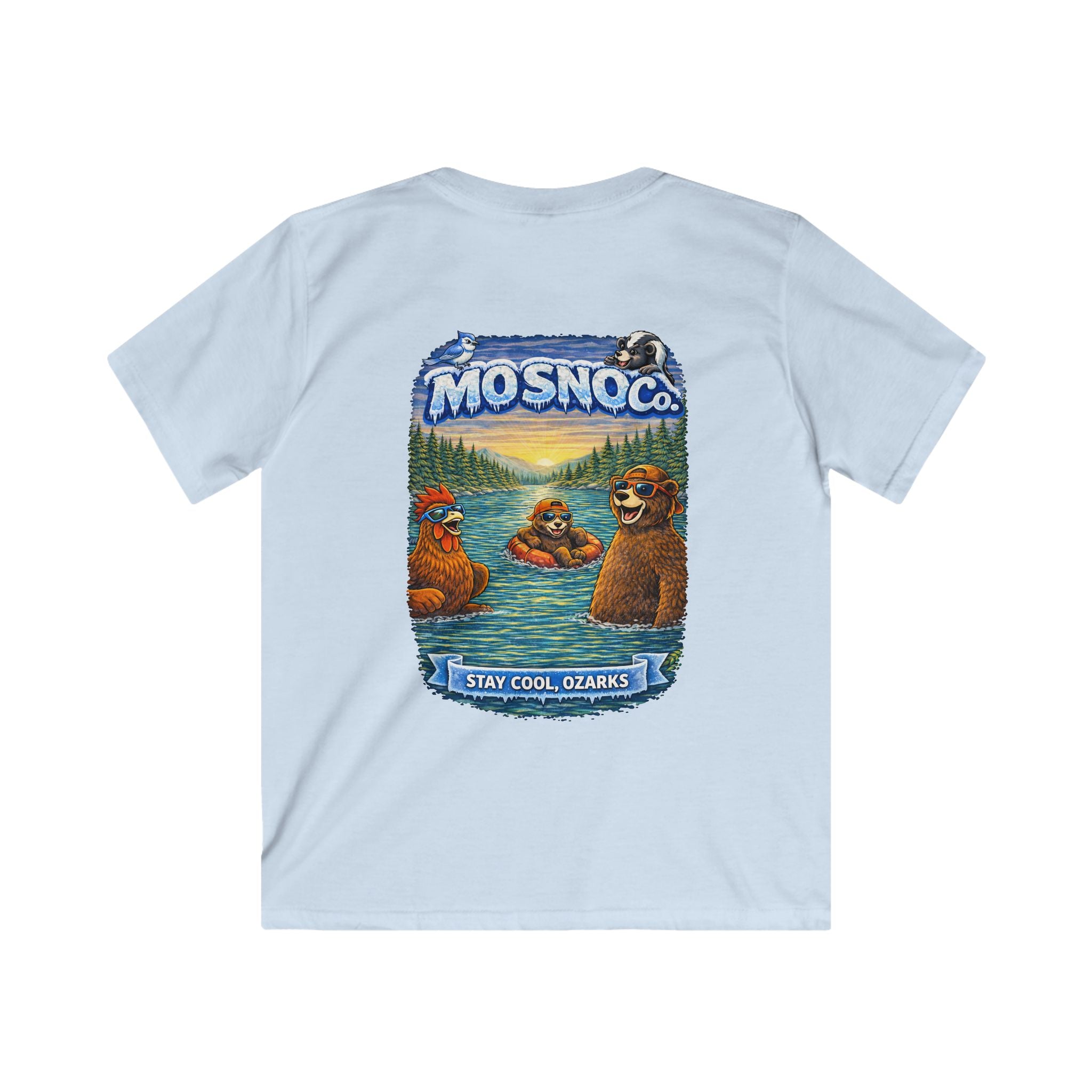 River Tubing Kids T-shirt
