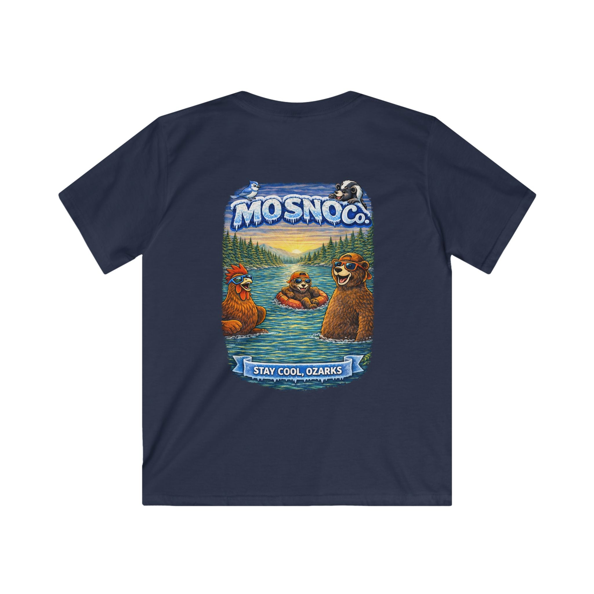 River Tubing Kids T-shirt