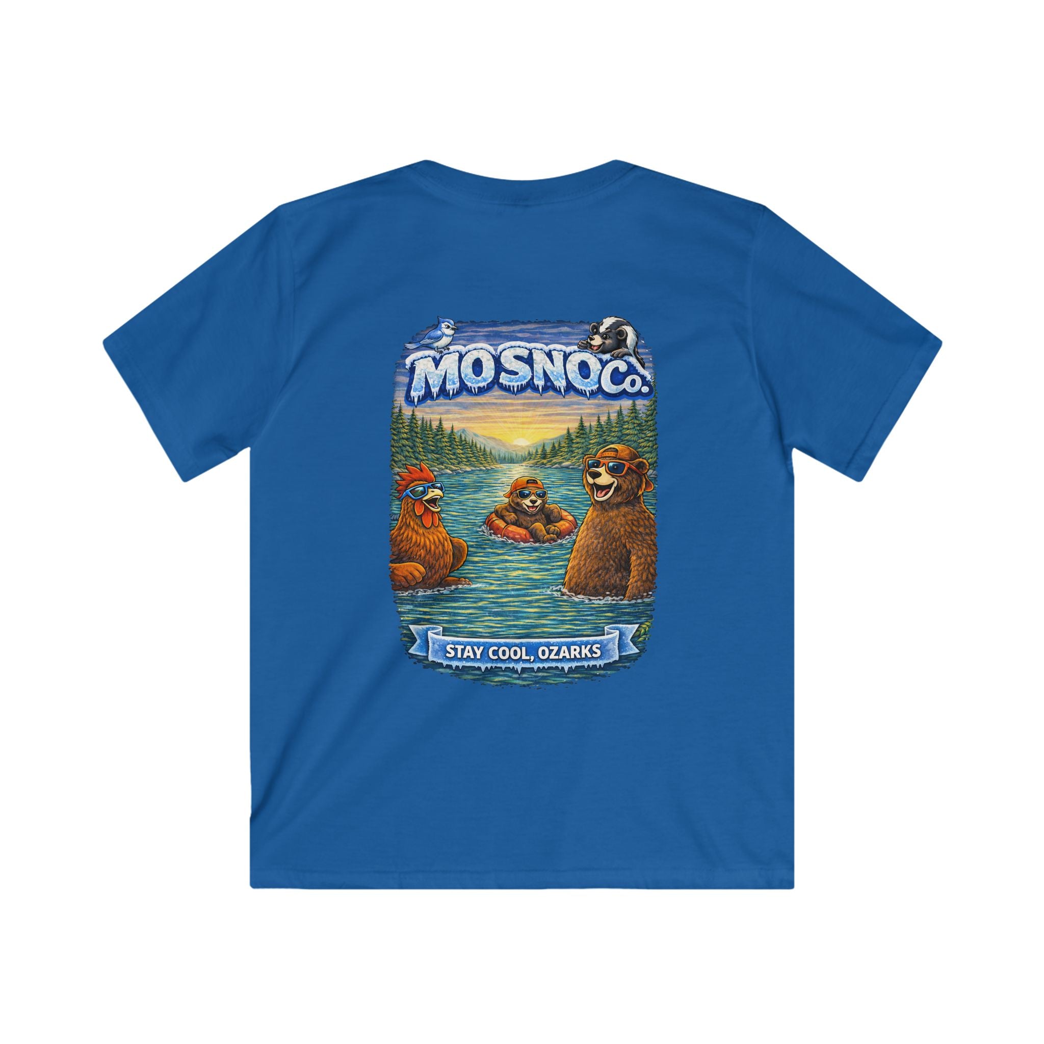 River Tubing Kids T-shirt