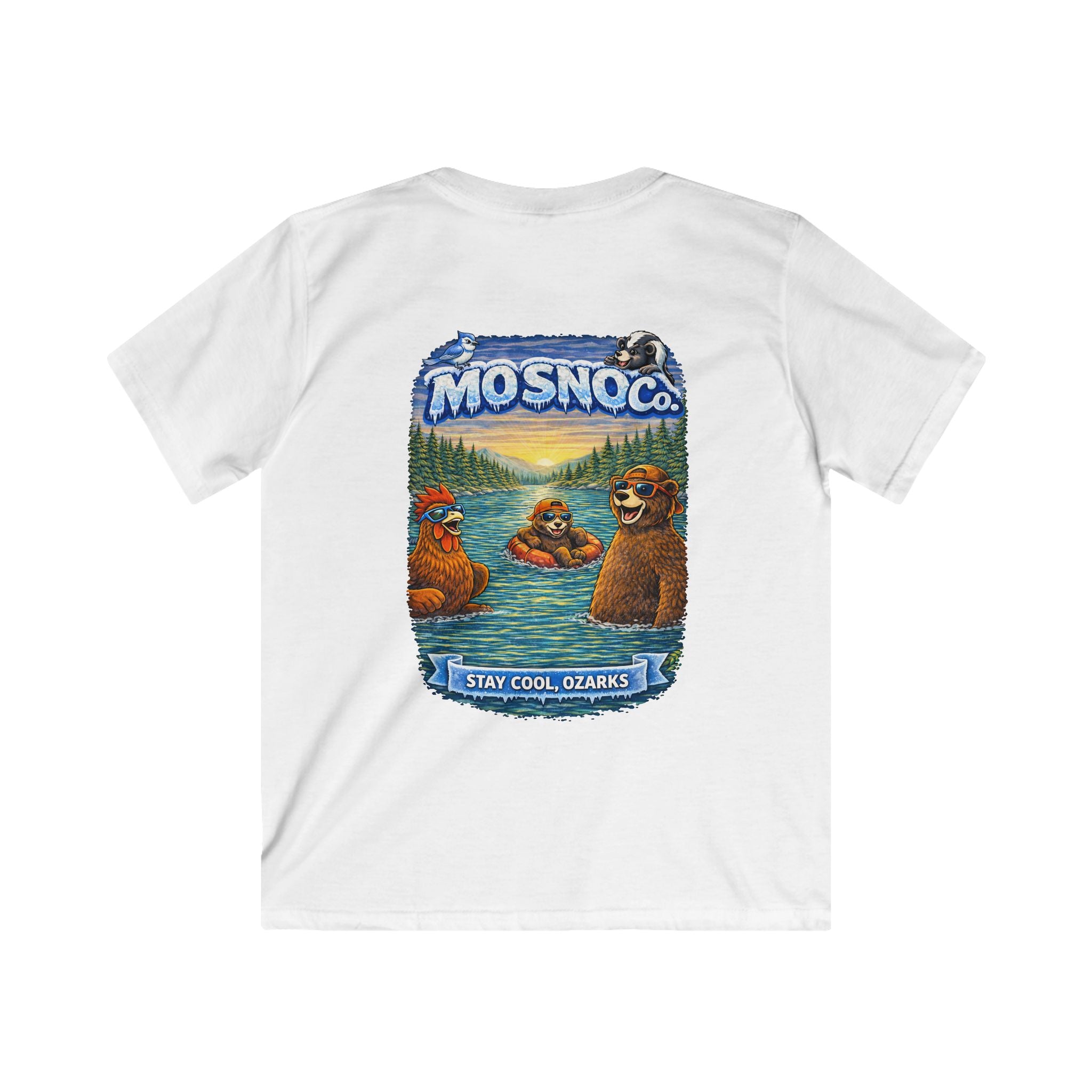 River Tubing Kids T-shirt