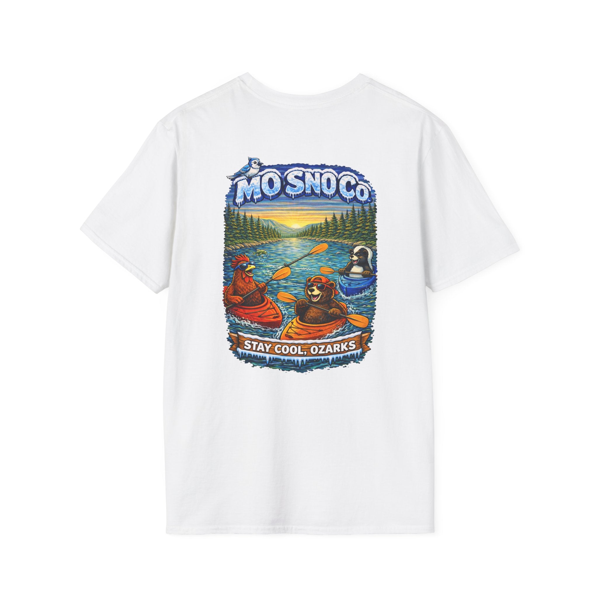 River Kayaking Adult T-shirt