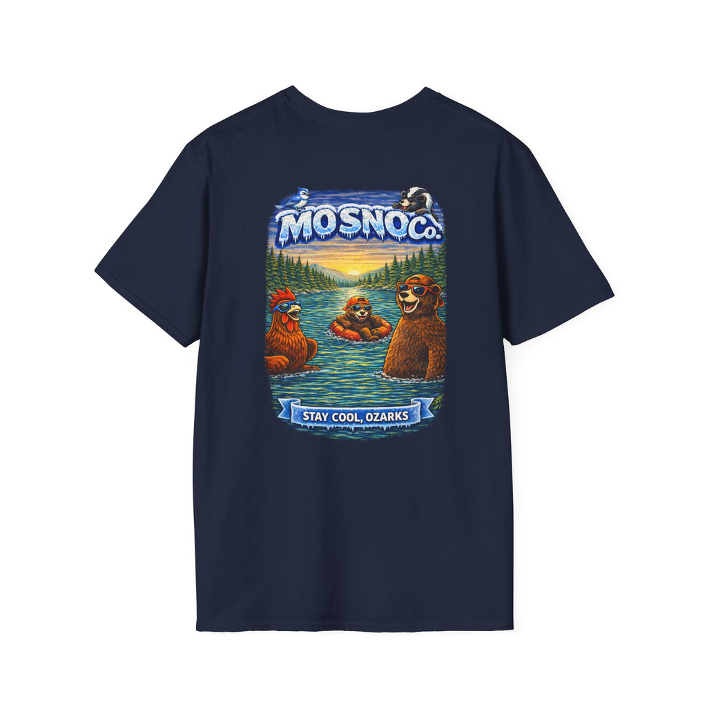 River Tubing Adult T-shirt