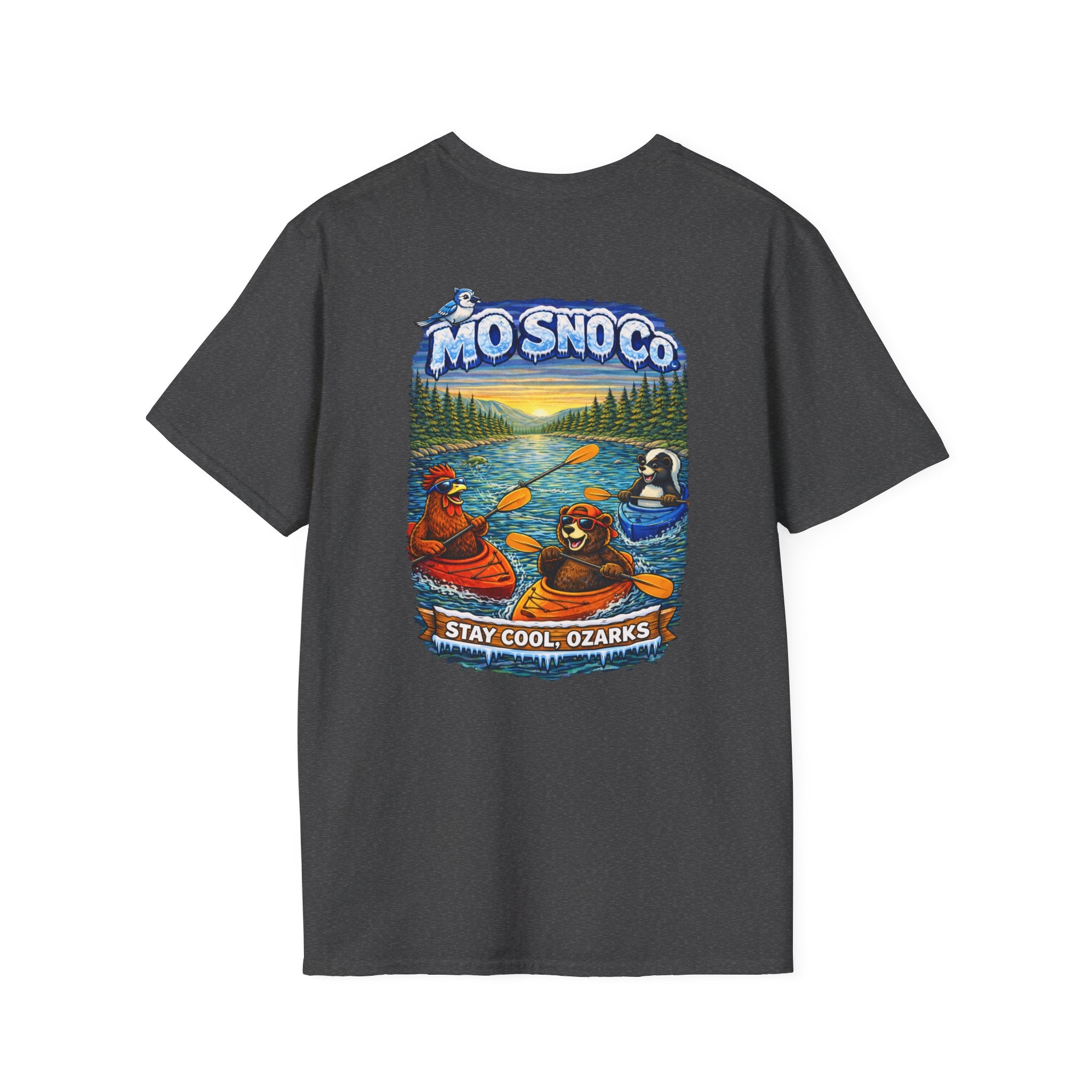 River Kayaking Adult T-shirt