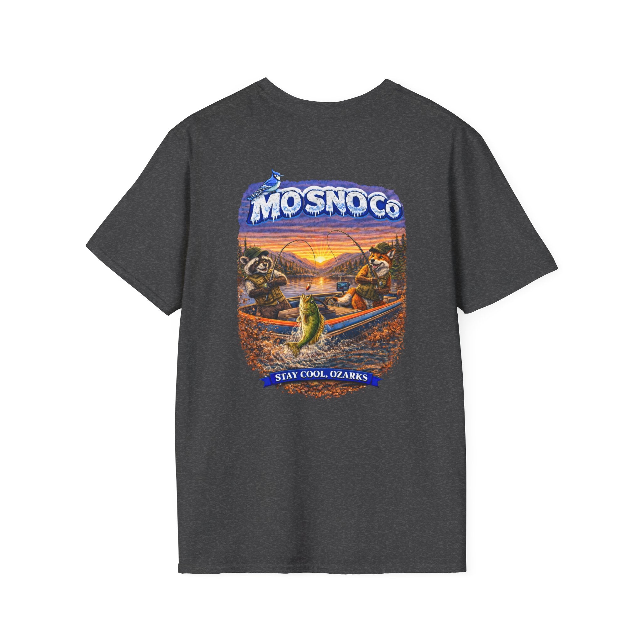 Bass Fishing- Adult T-shirt