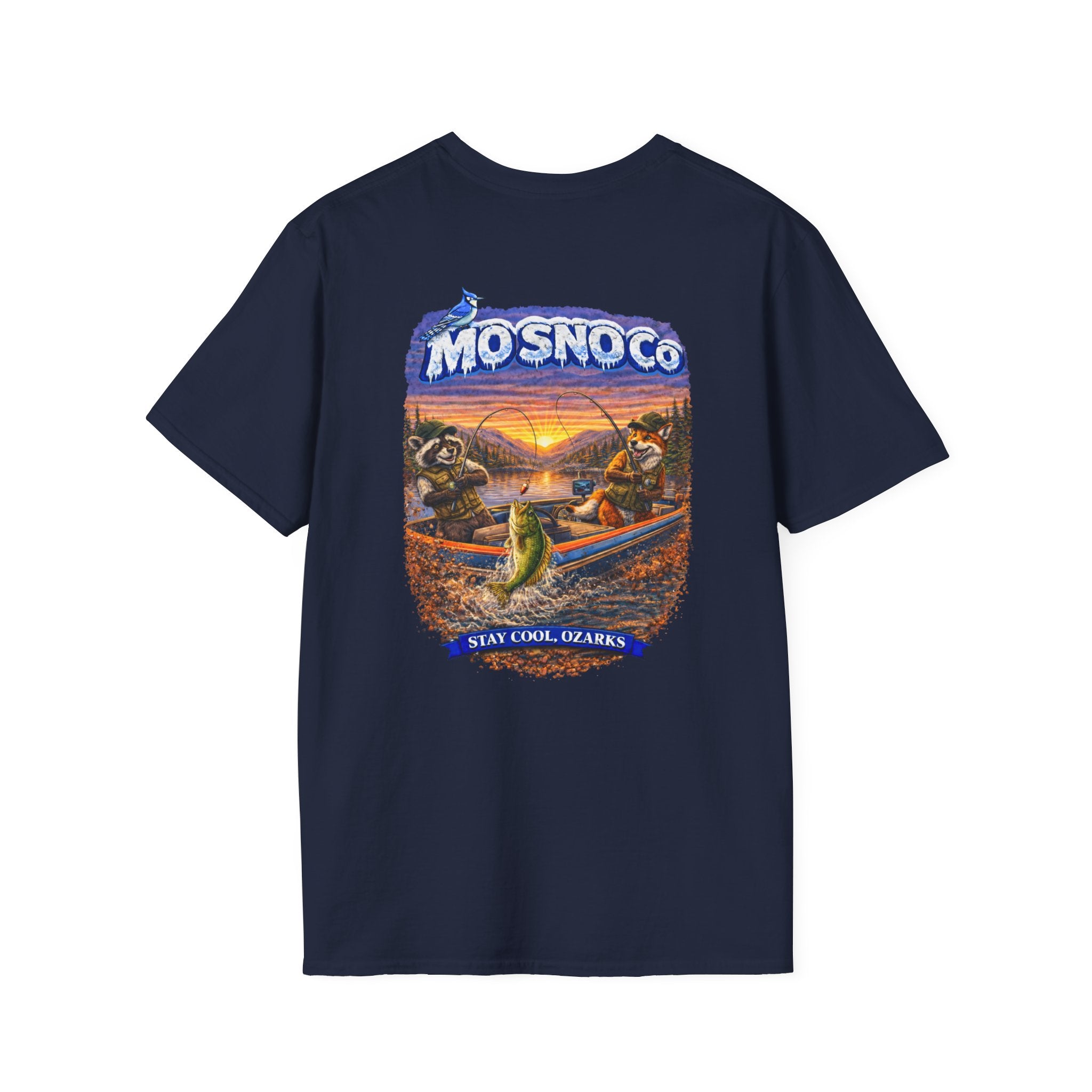 Bass Fishing- Adult T-shirt