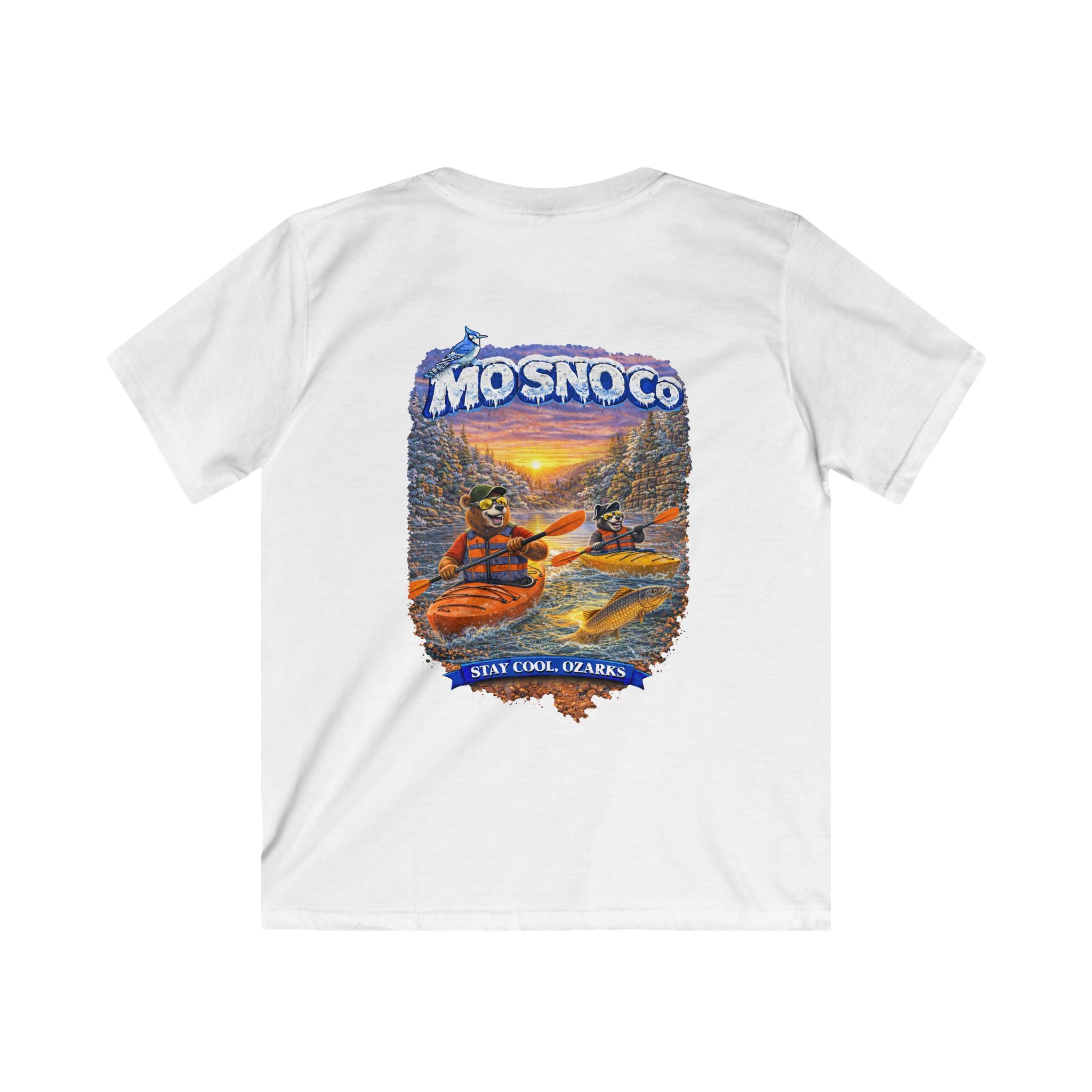 Sunrise Kayak- Kids T-shirt