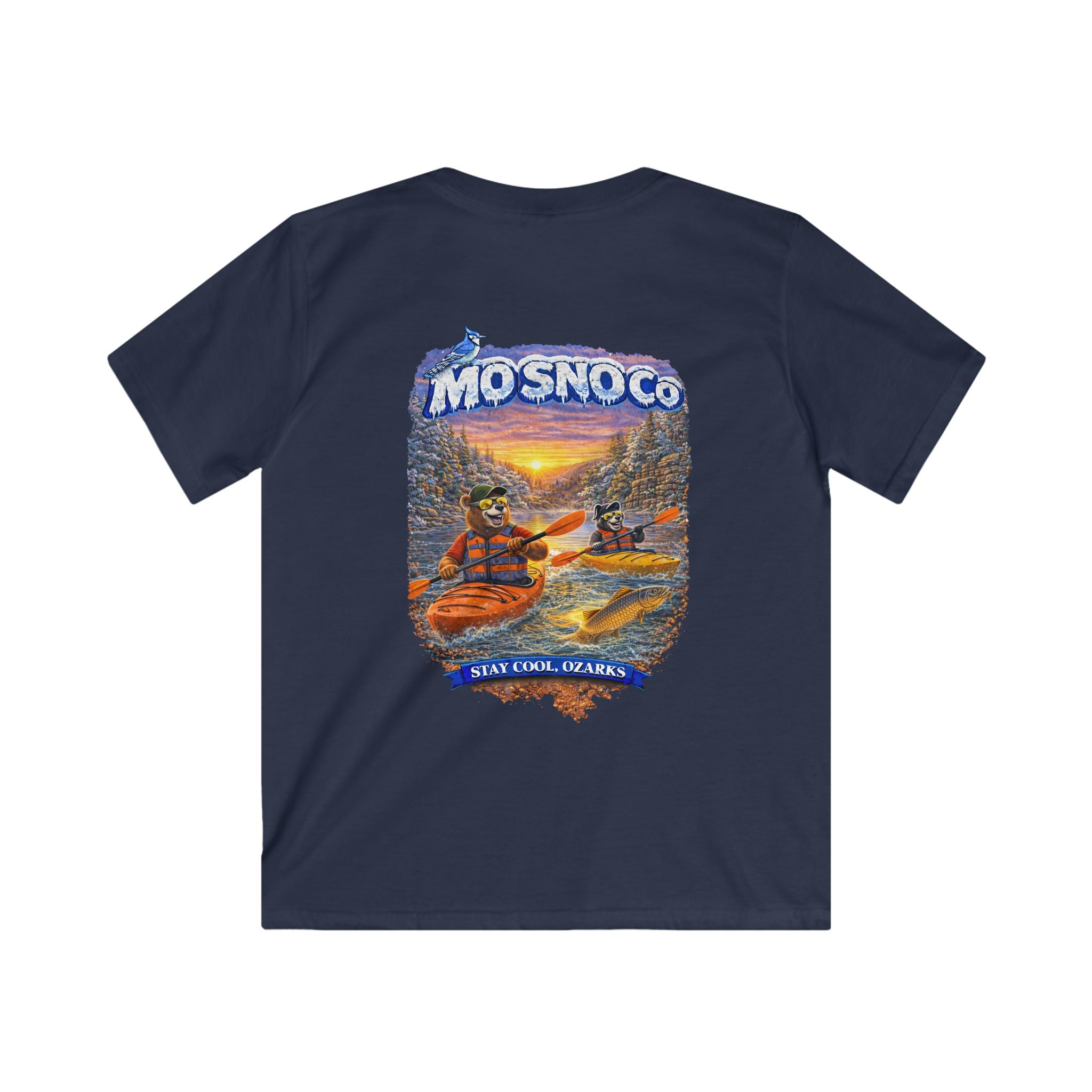 Sunrise Kayak- Kids T-shirt