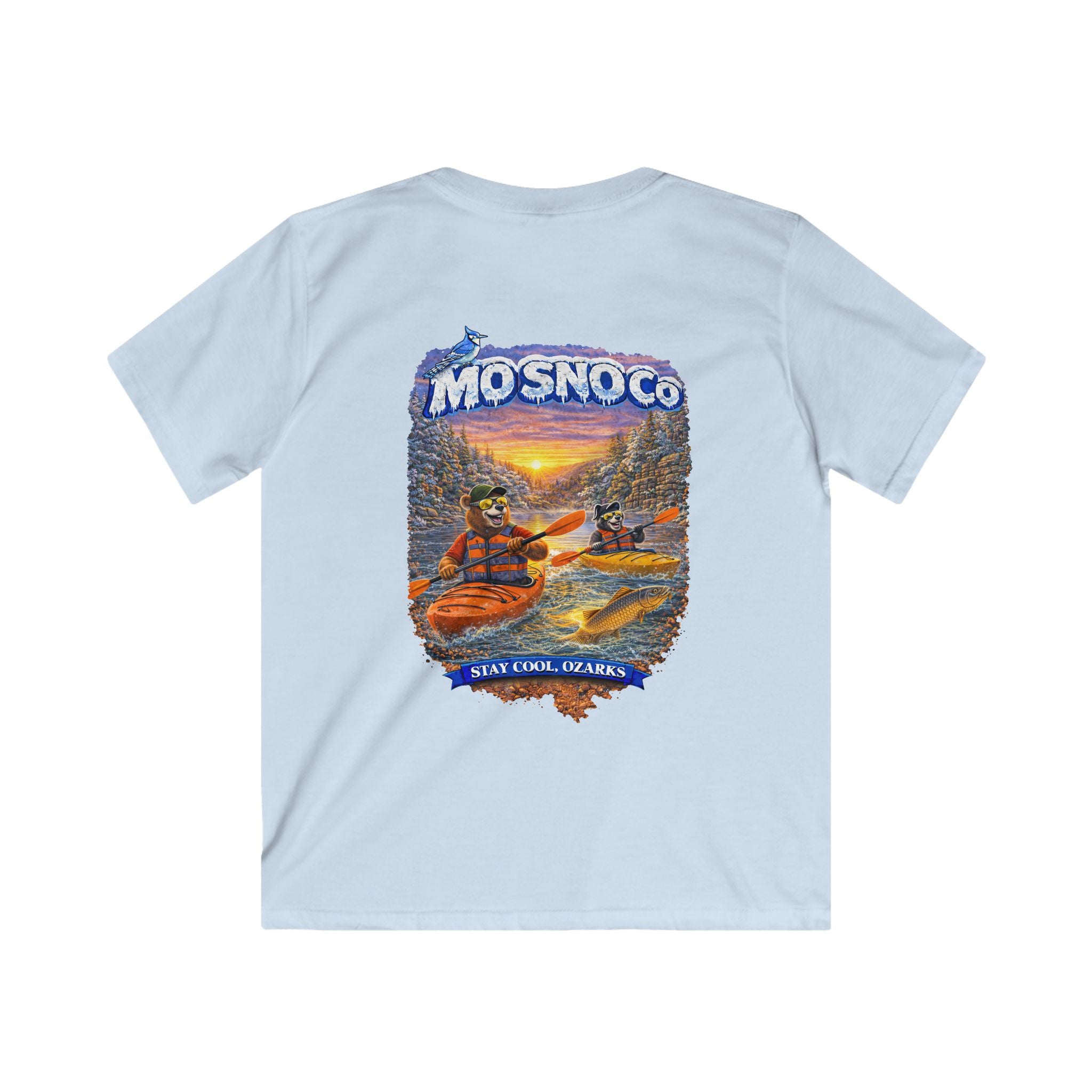Sunrise Kayak- Kids T-shirt