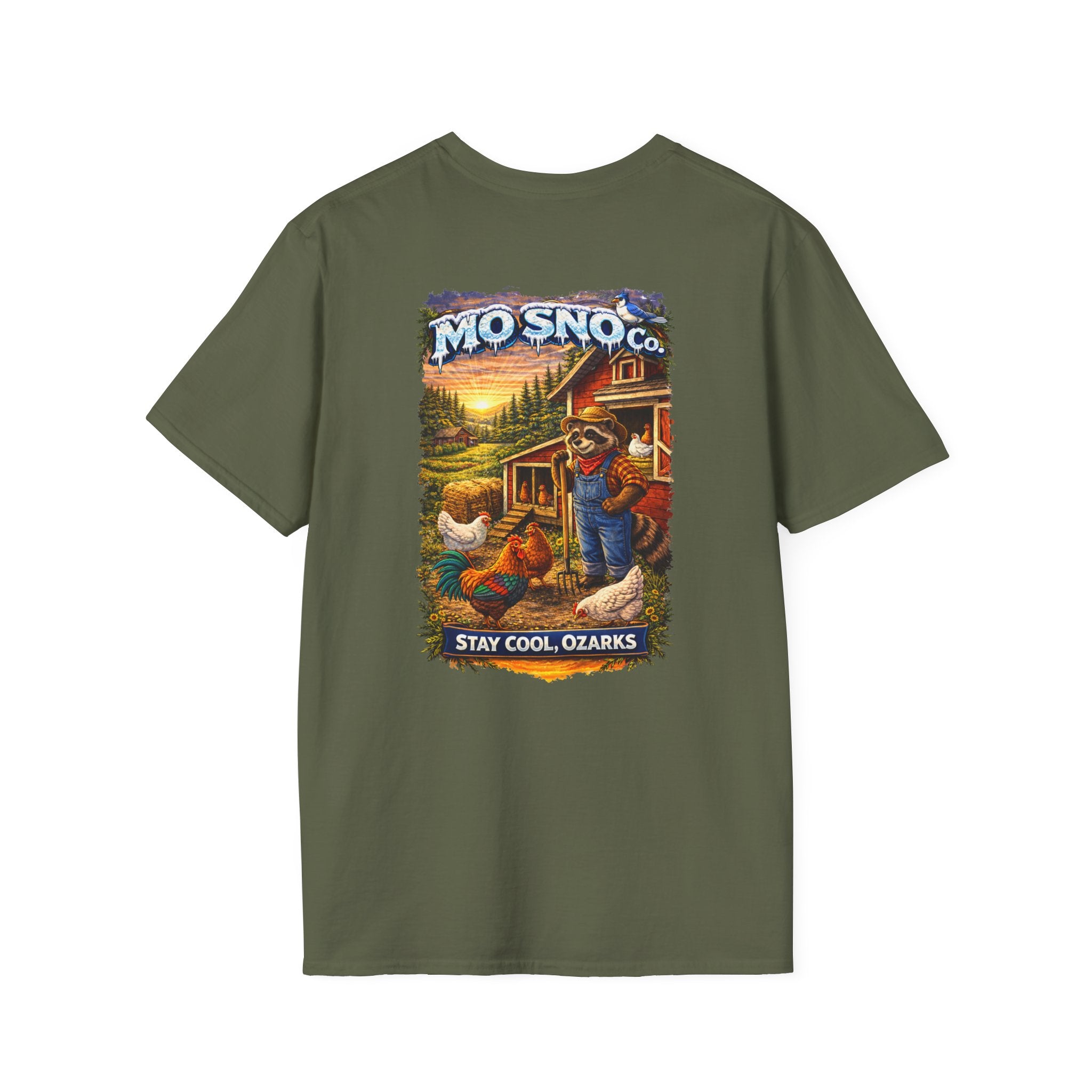 Chicken Farmer Adult Tshirt
