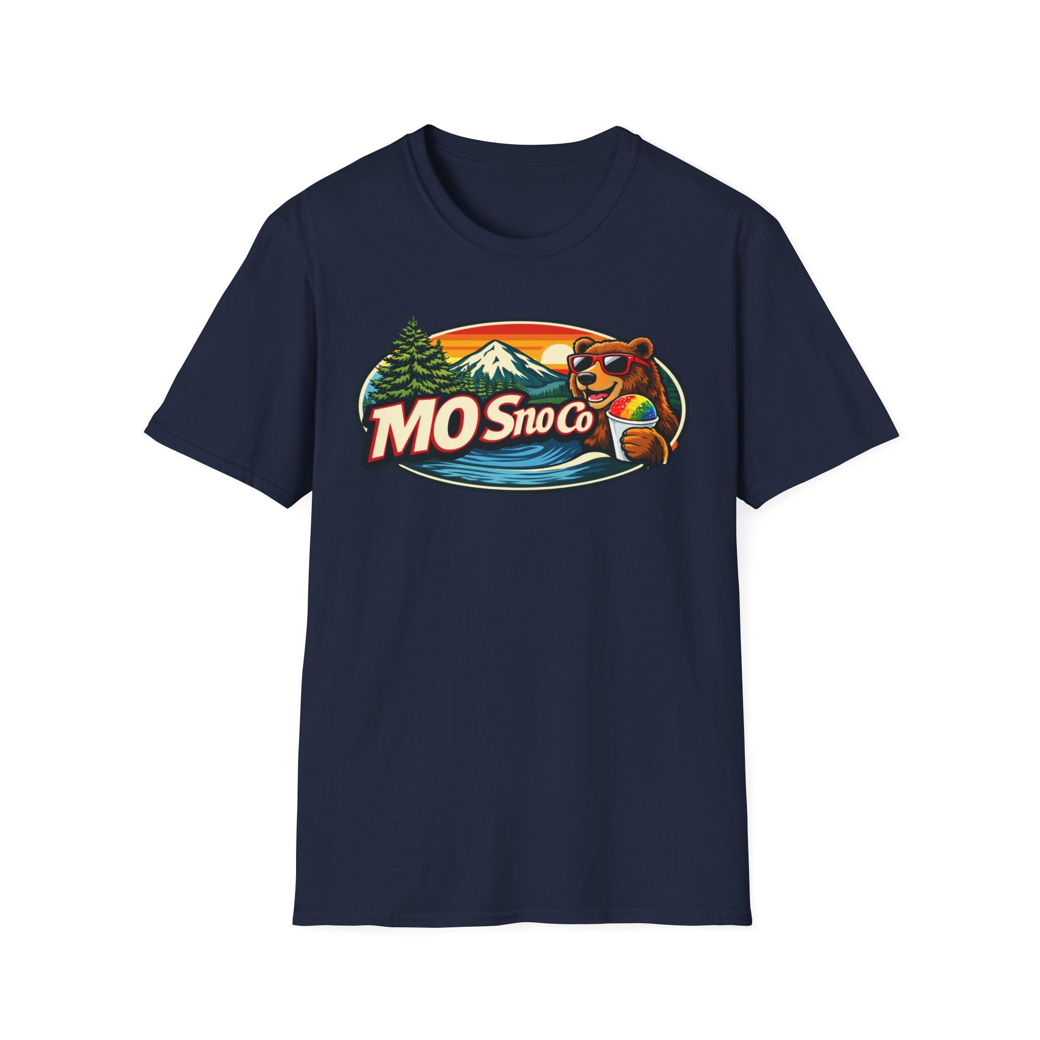 Snow Cone Bear Logo Adult T-shirt