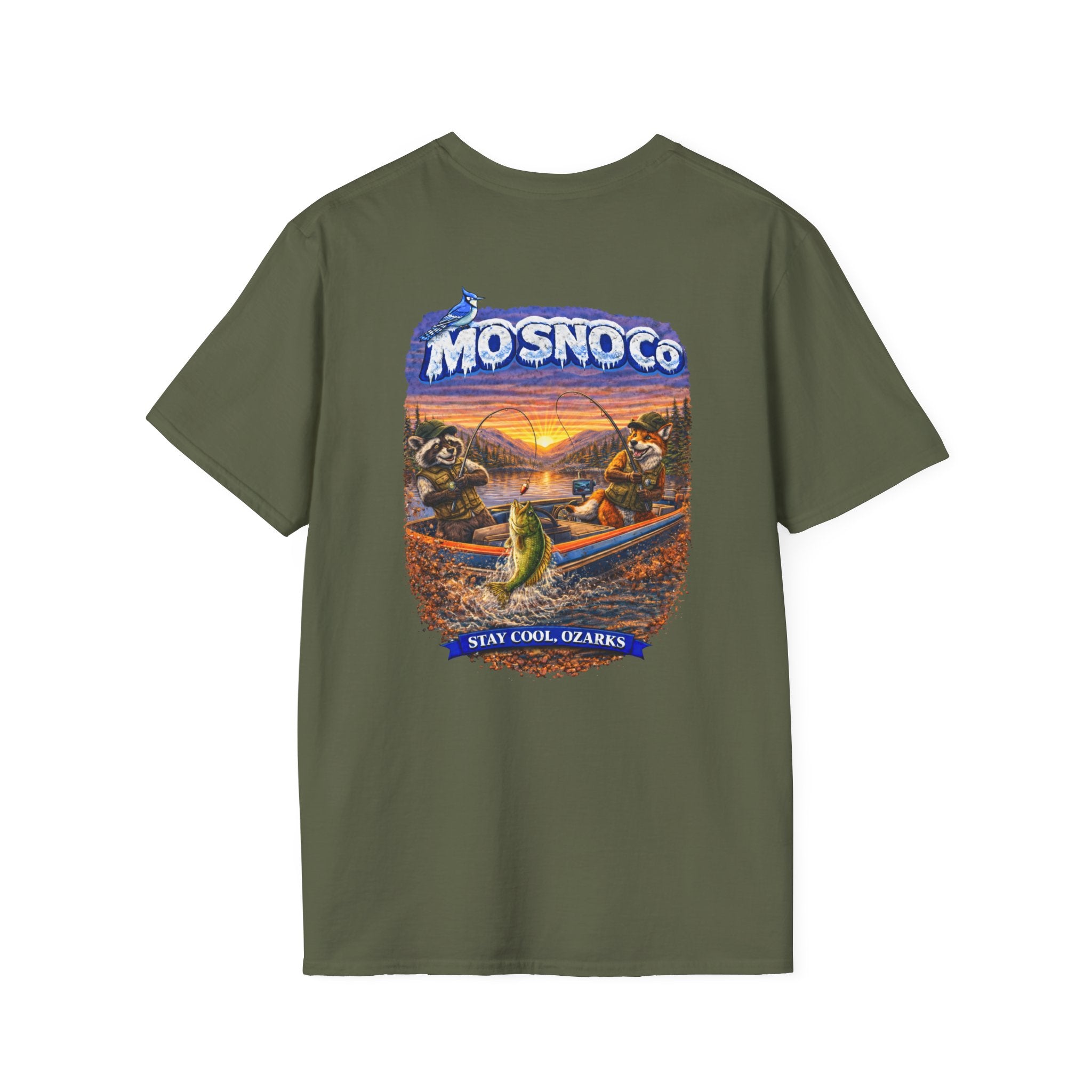 Bass Fishing- Adult T-shirt