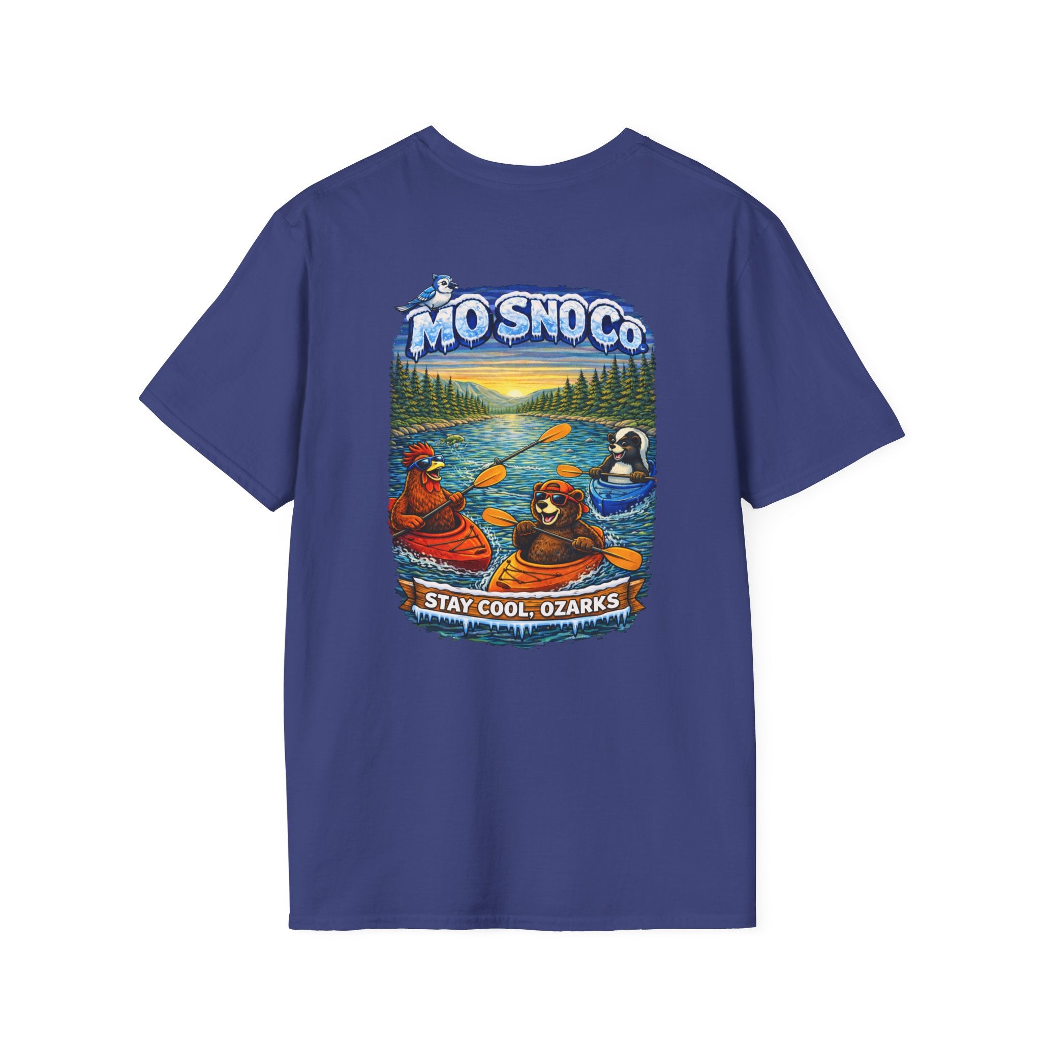 River Kayaking Adult T-shirt