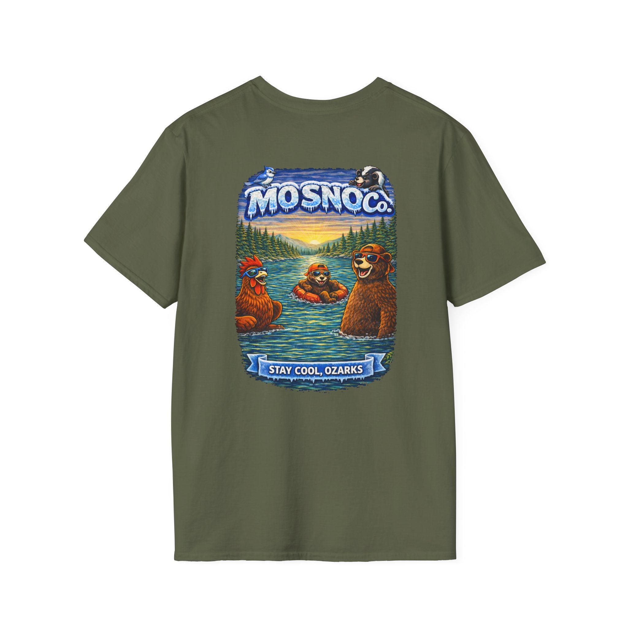 River Tubing Adult T-shirt